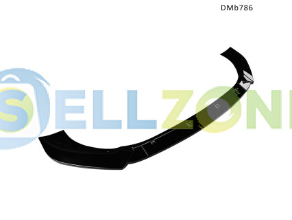 Μαύρη αεροτομή για μπροστινό προφυλακτήρα Mercedes GLB X247 AMG 19-23 - DMb786